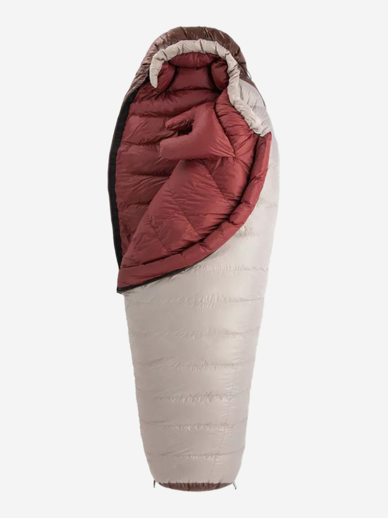 Мешок спальный Naturehike SnowBird, 205х80 см, L (560G), (правый) (ТК: +2C), серый/коричневый