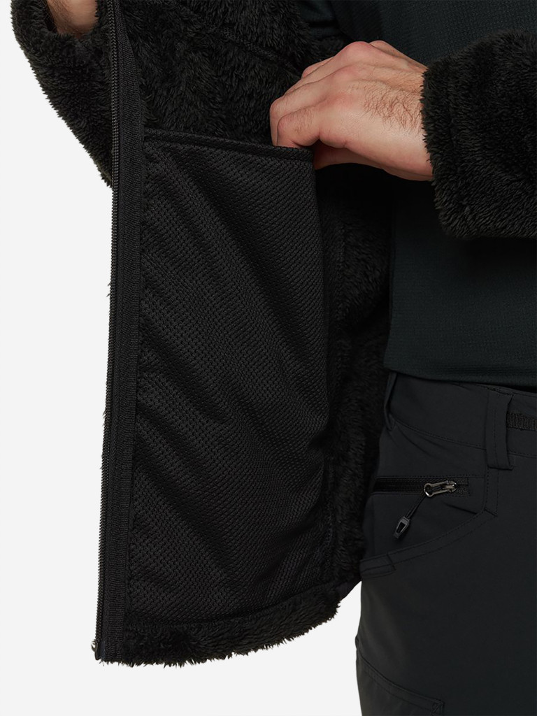 Кофта мужская HUT BORON на молнии для охоты, черная