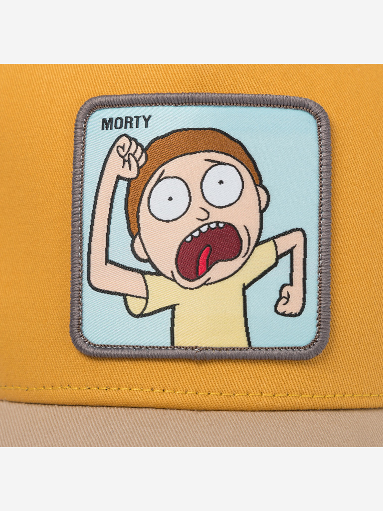 Бейсболка с сеточкой CAPSLAB CL/REM5/1/CT/MYB Rick and Morty Run Morty (желтый)