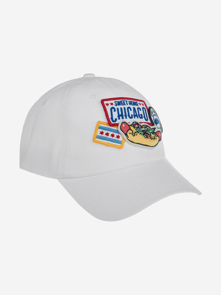 Бейсболка AMERICAN NEEDLE 43910A-CHGO City of Chicago Iconic (белый)
