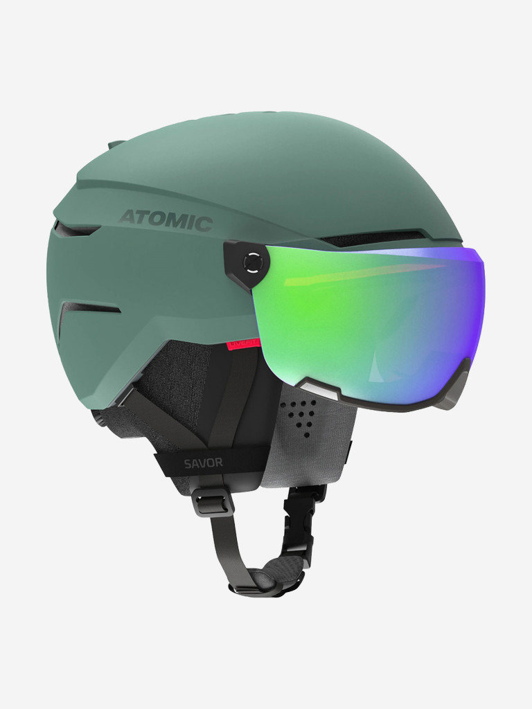 Горнолыжный шлем Atomic Savor Visor Photo Stereo Зеленый Cat. 2