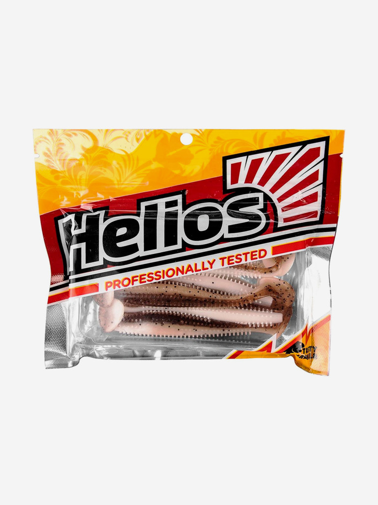 Мягкая приманка Helios Shaggy, 3,35'' / 8,5 см, Rusty & White, 5 шт (HS-16-005)