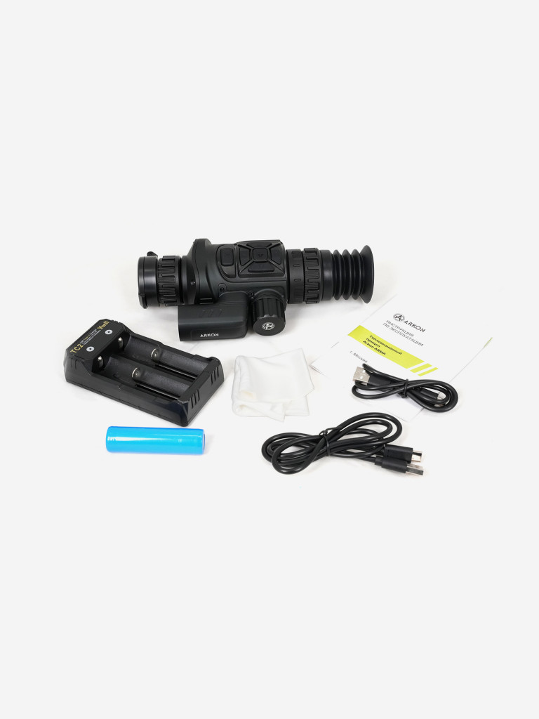 Тепловизионный прицел Arkon Arma LR25L, с баллистическим калькулятором, 800-1200м, 2.2х-17,6х, WiFi, VOx 384х288рх, OLED 1024х768