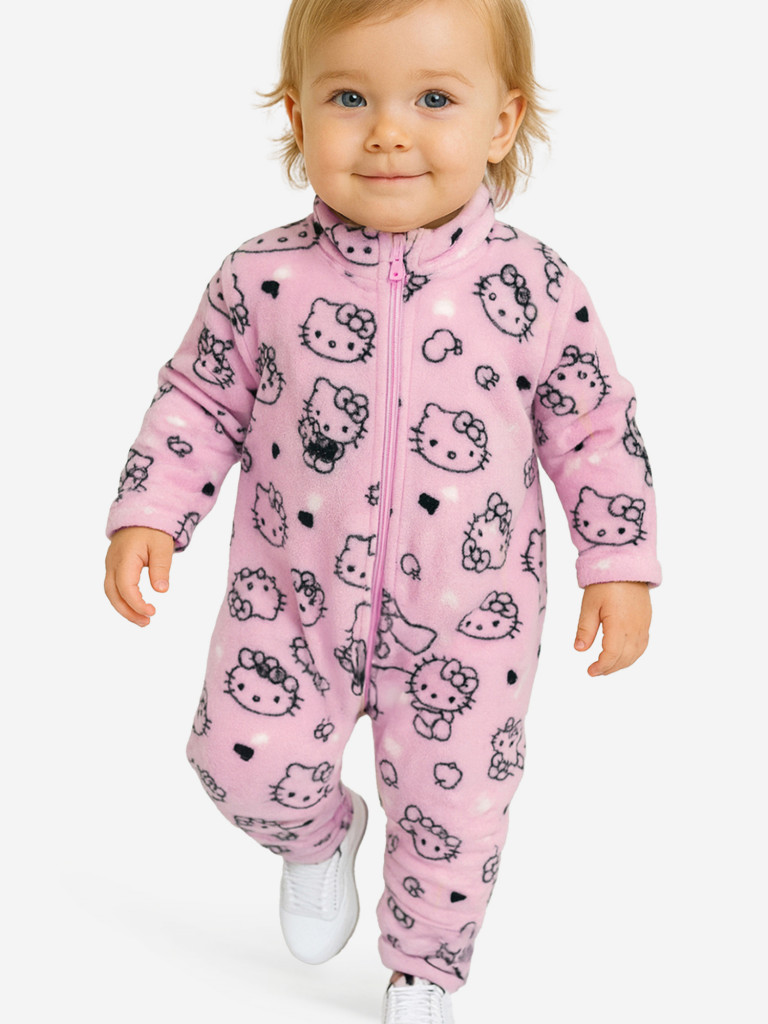 Комбинезон флисовый для девочек PlayToday