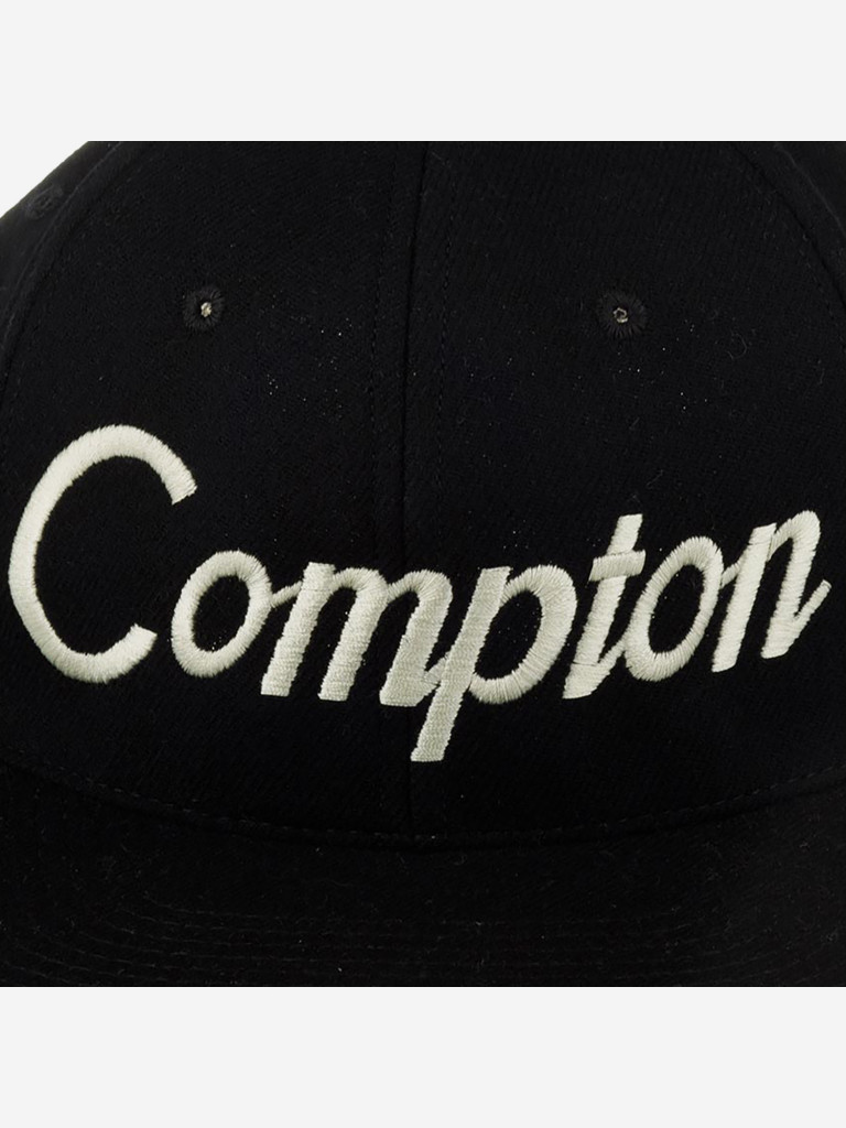 Бейсболка с прямым козырьком HOOD 100-MWL002-CA012-BK Compton OG, CA (черный)