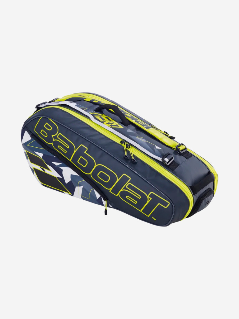 Чехол Babolat PURE AERO Х 6, серый/желтый/белый (370)
