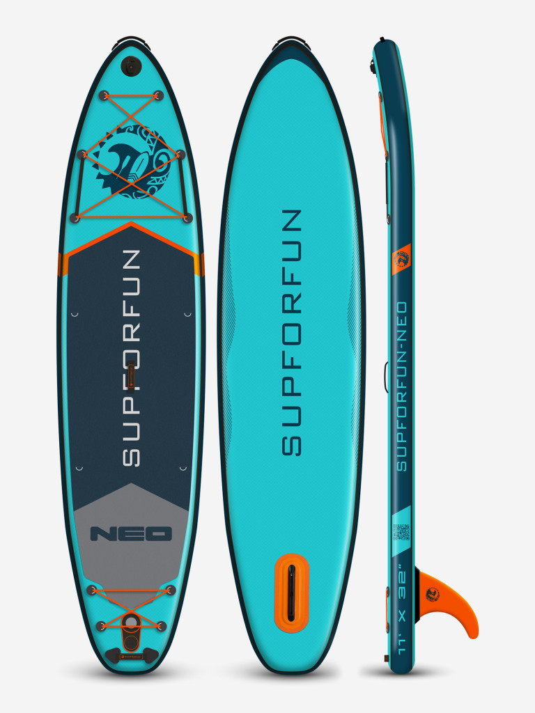 Cап борд надувной SUPFORFUN NEO 11 335х81х15 в максимальной комплектации.