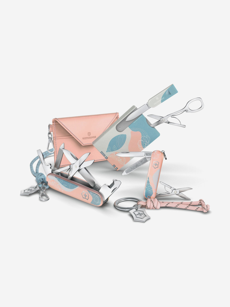 Складной нож Victorinox Companion Paris Style, розовый, 1.3909.e221