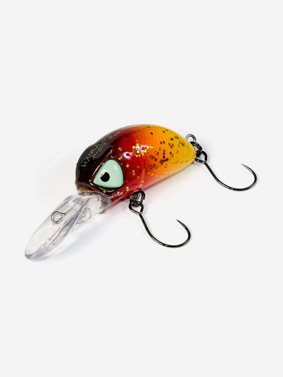 Воблер LUCKY JOHN Pro Series HAIRA TINY ATG LBF, длина 3,3 см, Plus Foot, крэнкбейт для форели