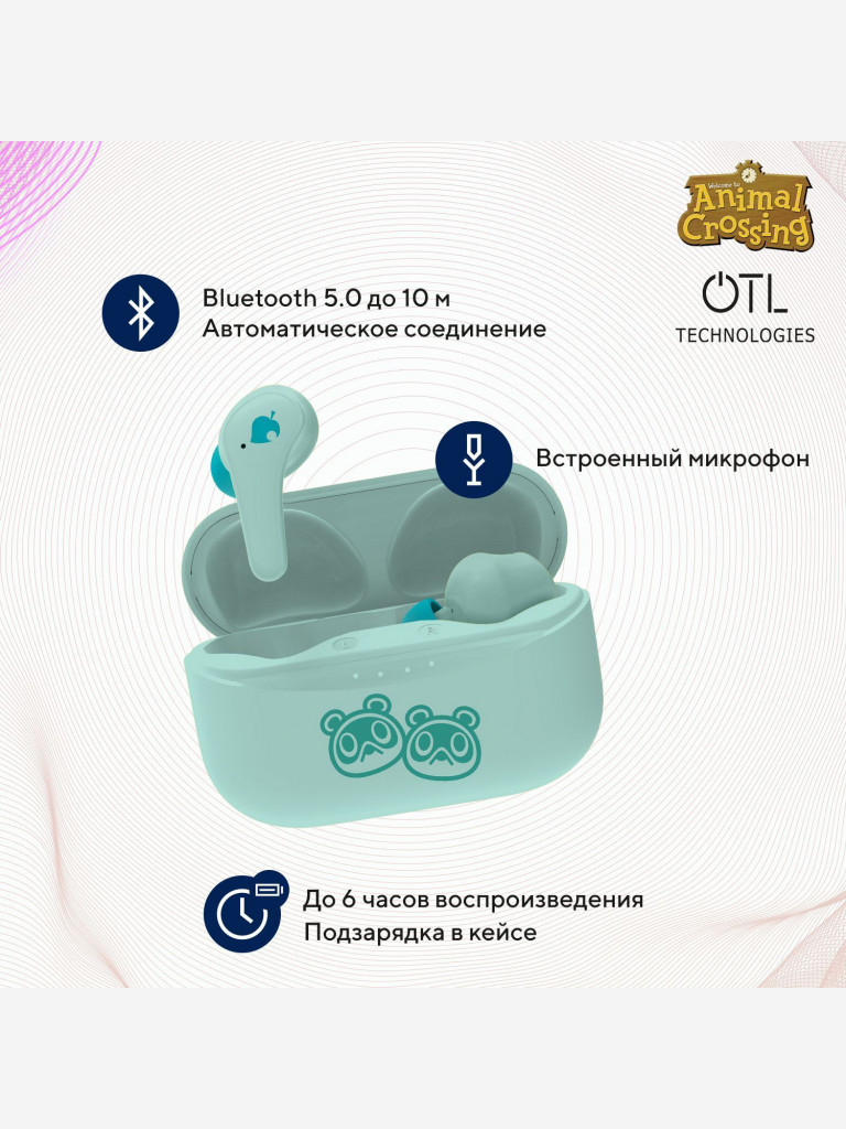 Беспроводные наушники OTL Technologies Animal Crossing