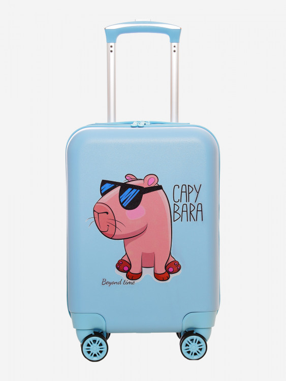 Чемодан детский BEYOND TIME R135 Капибара голубой
