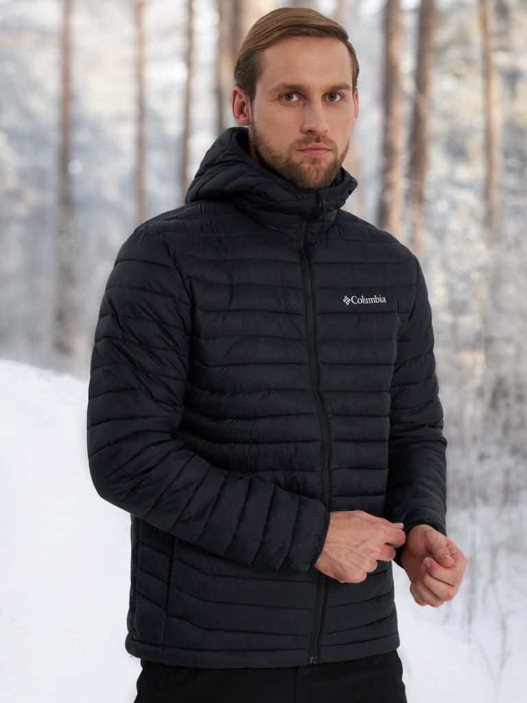 Куртка утепленная мужская Columbia Powder Pass Hooded Jacket