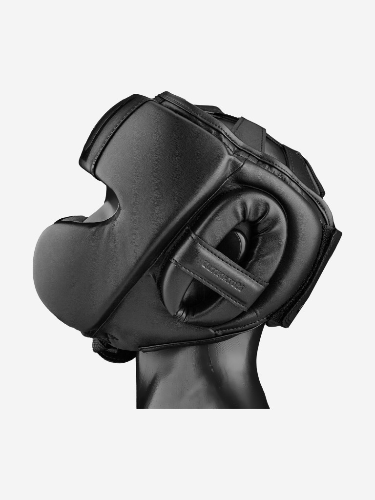 Боксёрский шлем мексиканского стиля ULTIMATUM BOXING GEN5MEX-HTN PITCH BLACK с алькантарой