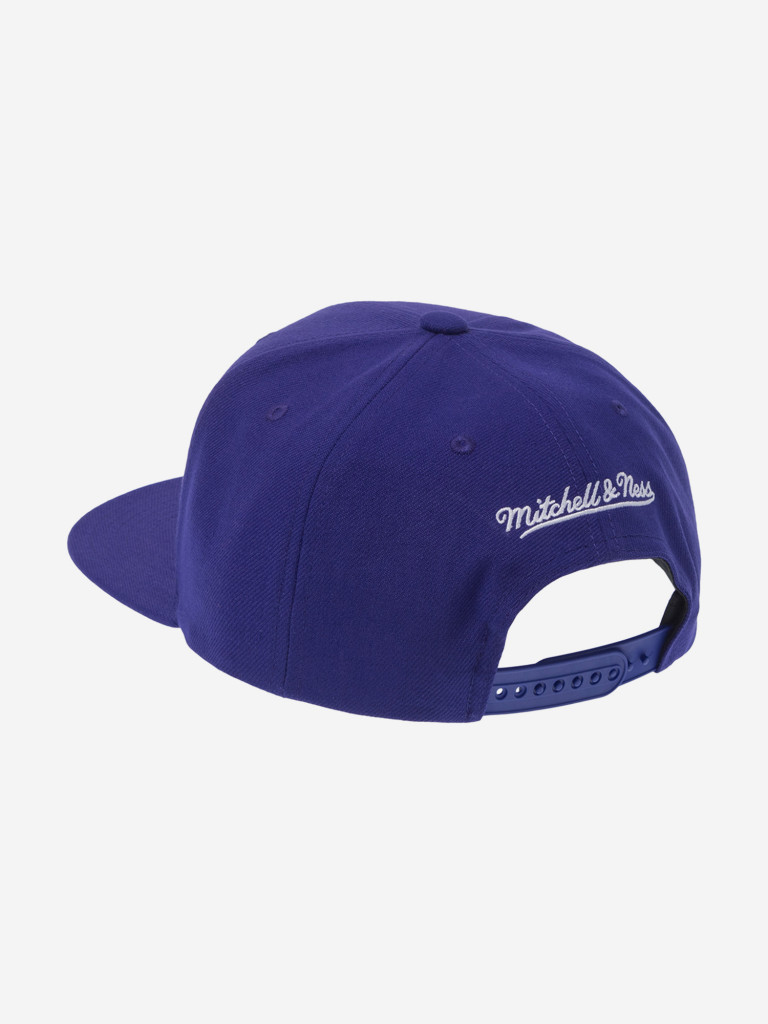 Бейсболка с прямым козырьком MITCHELL NESS HS9761-LALPURP Los Angeles Lakers NBA