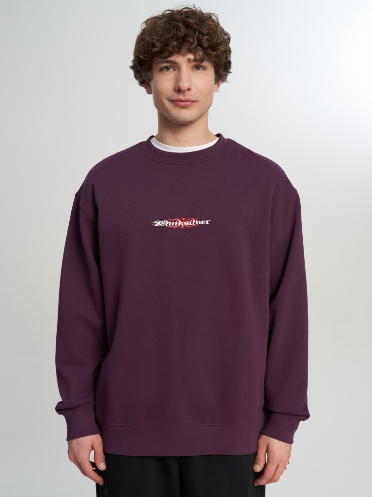 Свитшот мужской оверсайз Quiksilver Mercury Trident Crew