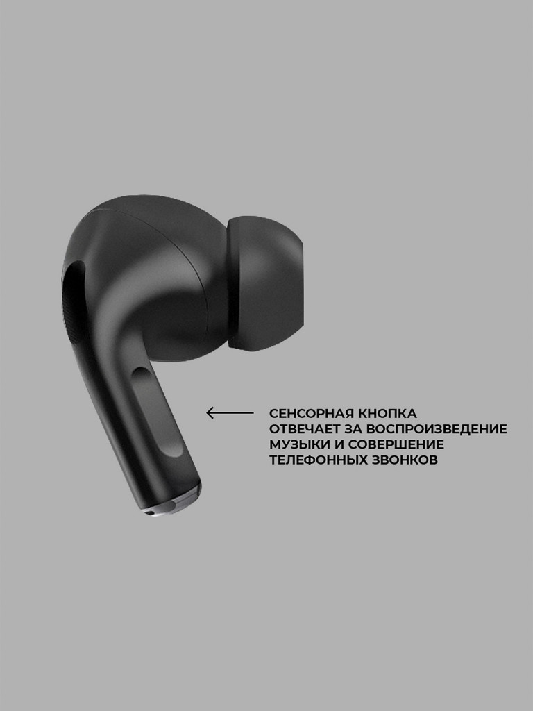 Беспроводные наушники с микрофоном Air Pro 3, шумоподавление ANC, bluetooth 5.3, 350 мАч, LCD