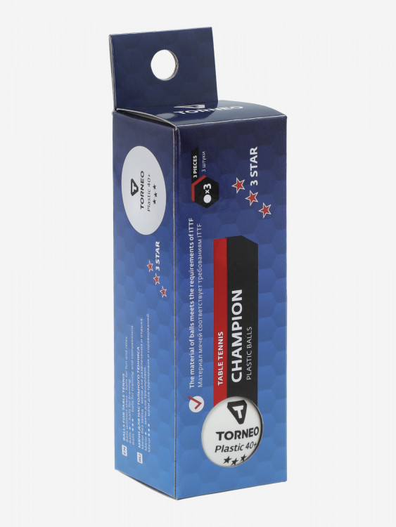 Мячи для настольного тенниса Torneo, 3 шт.