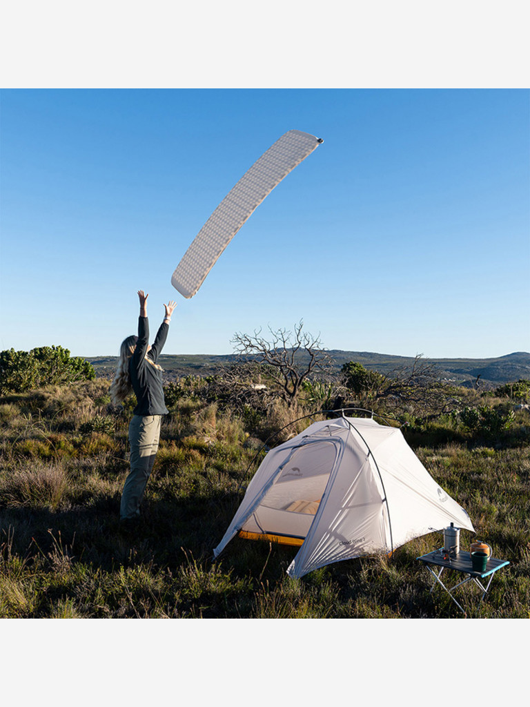 Коврик самонадувающийся Naturehike Yugu Ultralight Automatic Inflatable Cushion Square Blue Large Blue