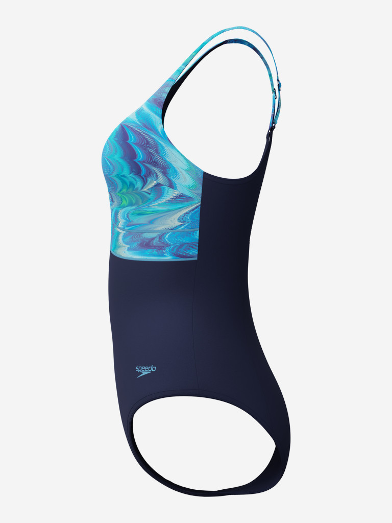 Купальник слитный женский Speedo Print Contour Eclipse