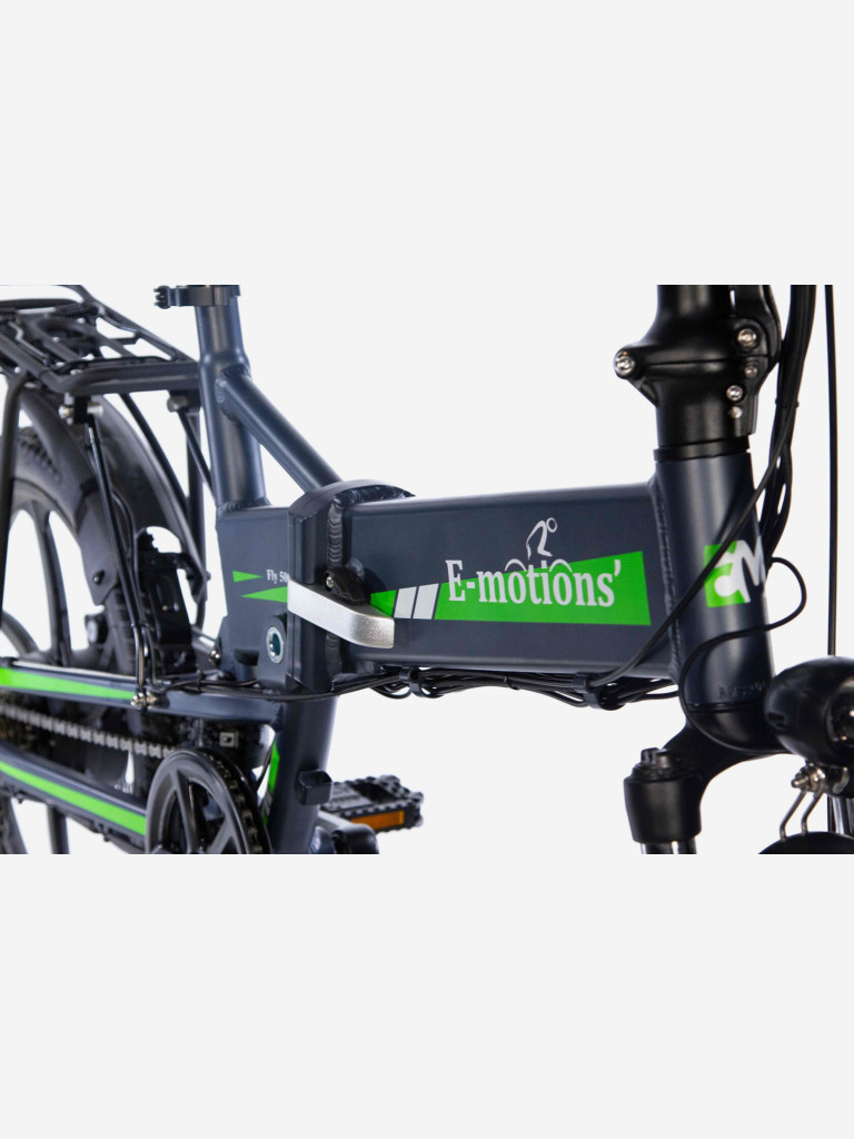 Электровелосипед E-motions' Fly 500 Premium 500W, складной, цвет графит