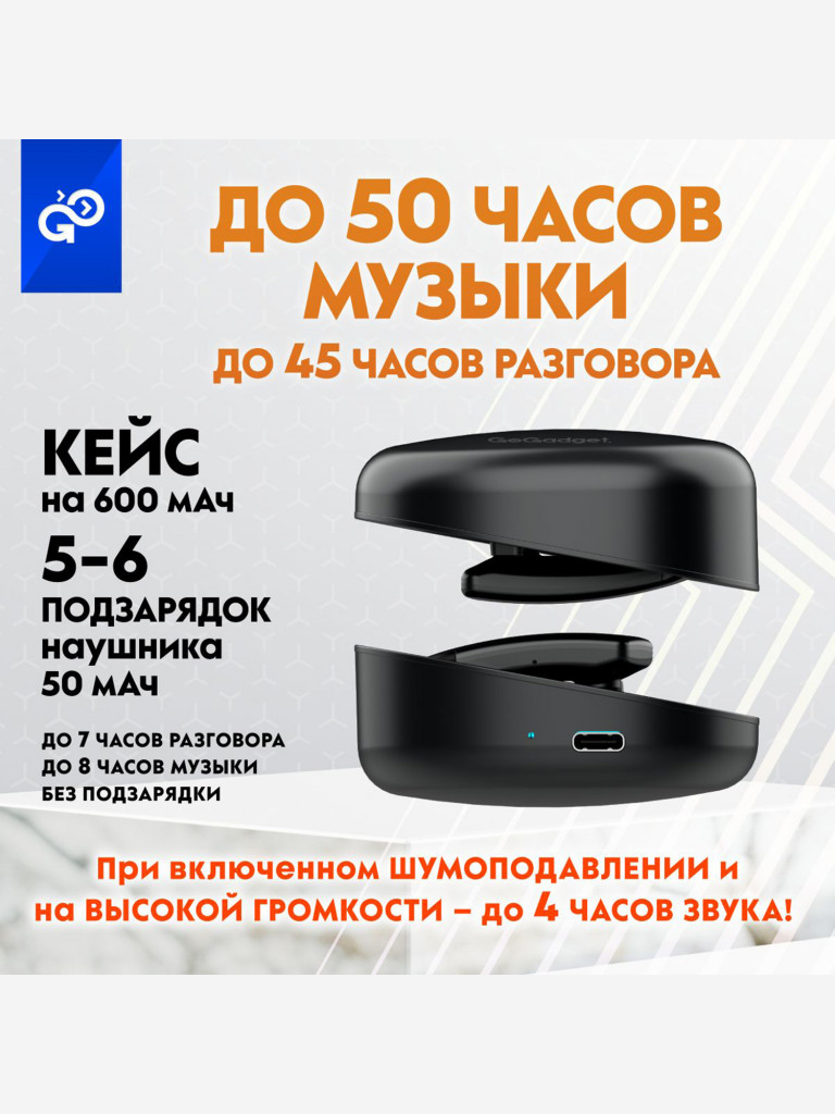 Беспроводные наушники GoGadget SportBuds