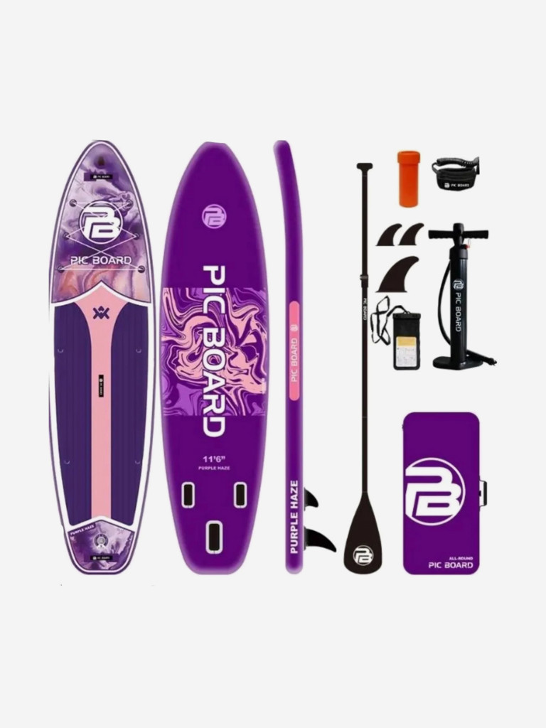Сапборд надувной Skatinger PIC BOARD PURPLE FANTASY