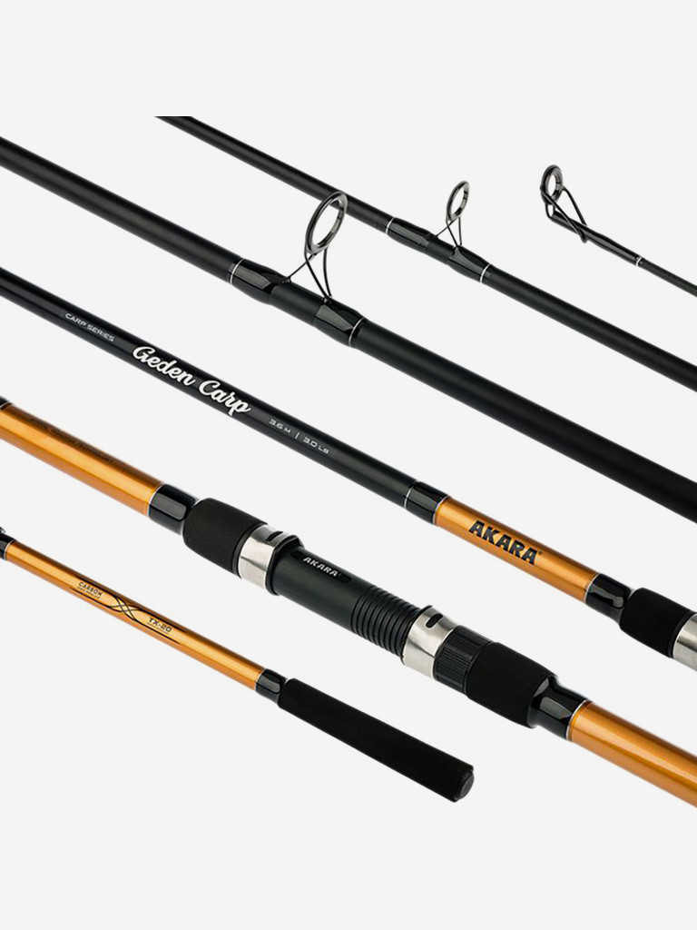 Удилище карповое штекерное угольное 3 колена Akara L17031 Geden Carp TX-20 2,75 Lb 3,6 м