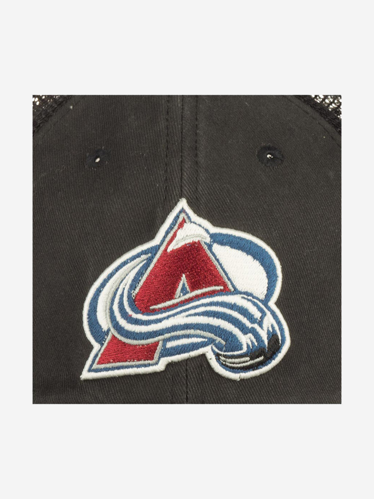 Бейсболка с прямым козырьком AMERICAN NEEDLE 41152A-COA Colorado Avalanche Raglan Bones (черный)
