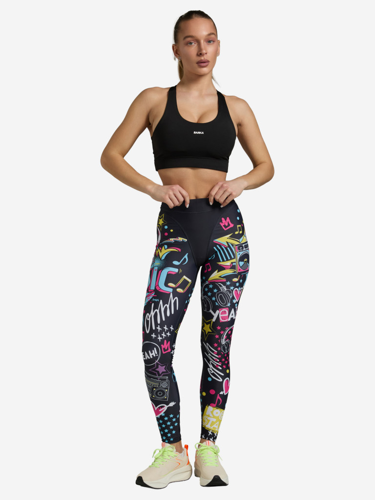 Легинсы женские спортивные BARKA, лосины для спорта, тайтсы