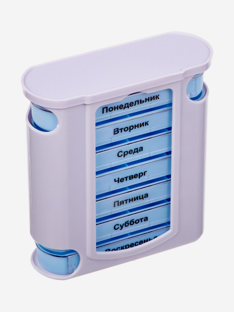 Контейнер для таблеток «НЕДЕЛЬКА», голубой