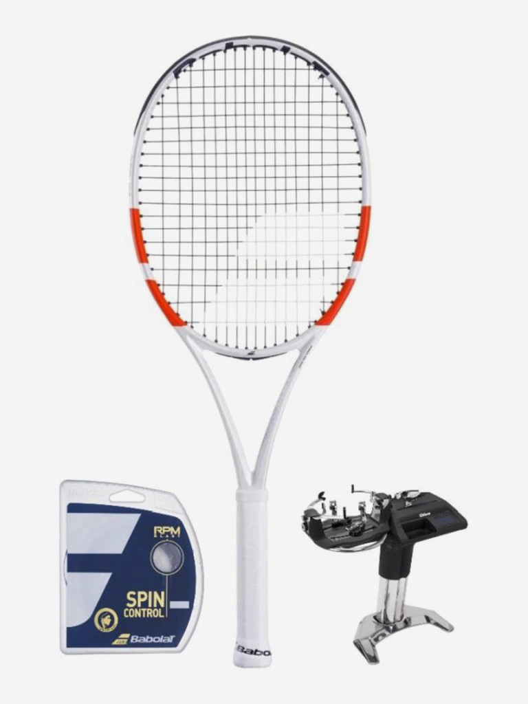 Ракетка для большого тенниса Babolat PURE STRIKE LITE (2024), белый/красный/черный (323), 1