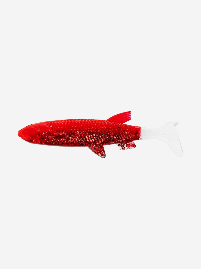 Мягкая приманка Helios Nelma, 3,15'' / 8 см, Red Sparkles WT, 100 шт (HS-26-034-N)