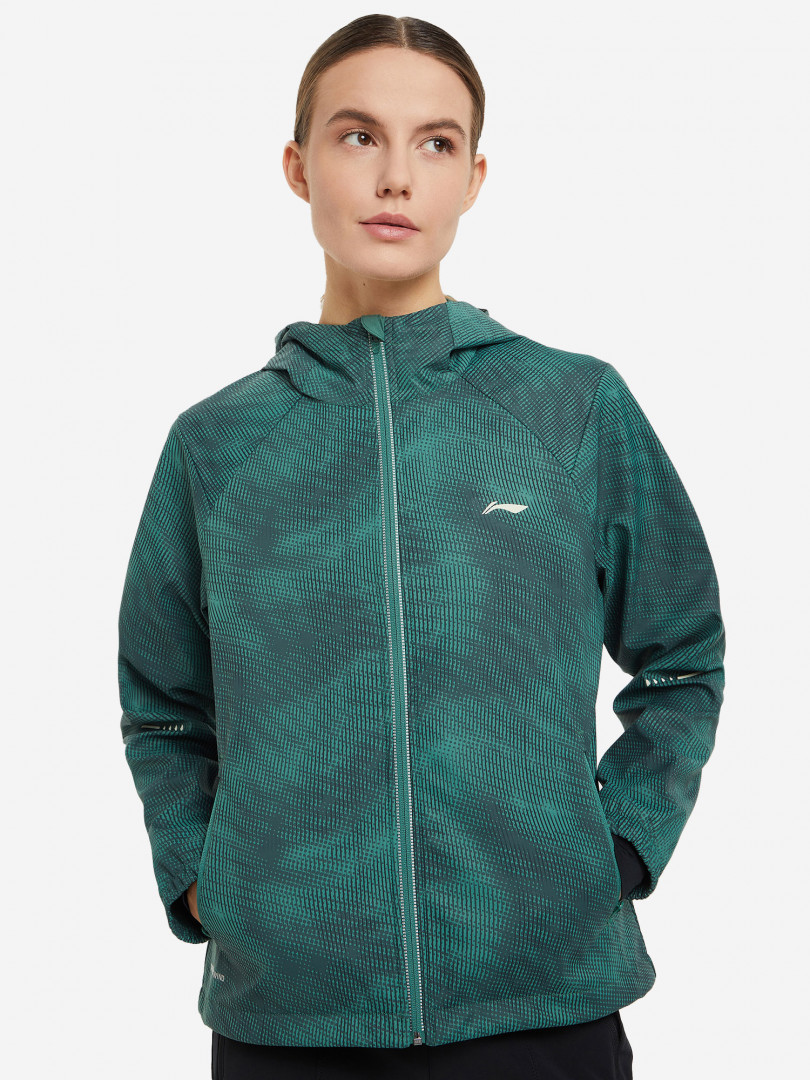 фото Ветровка женская li-ning windbreaker, зеленый