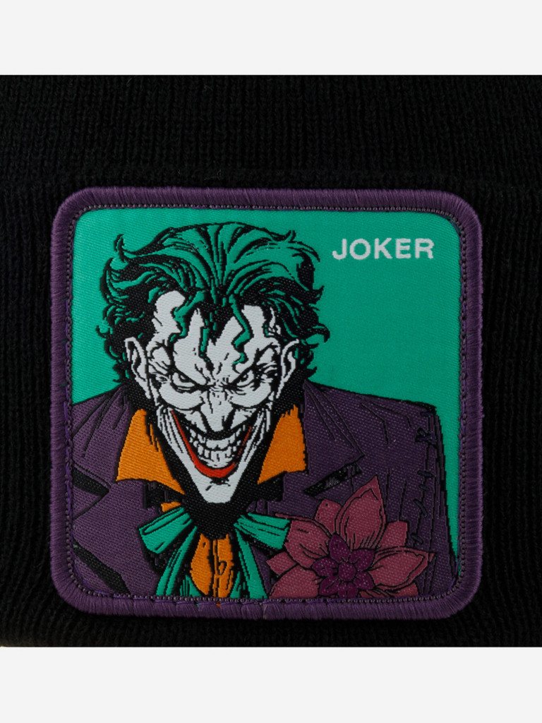 Шапка с отворотом CAPSLAB CL/DC/1/BON1/JOK1 DC Comics Joker (черный)