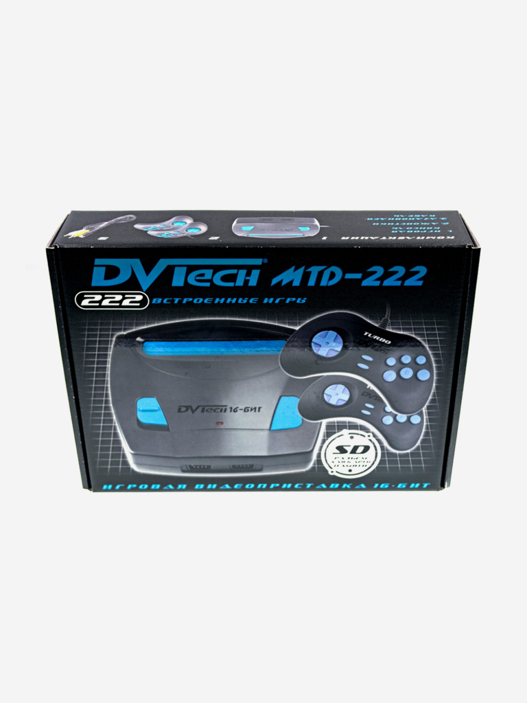 Игровая приставка 16-бит DVTech MTD (222 игры)