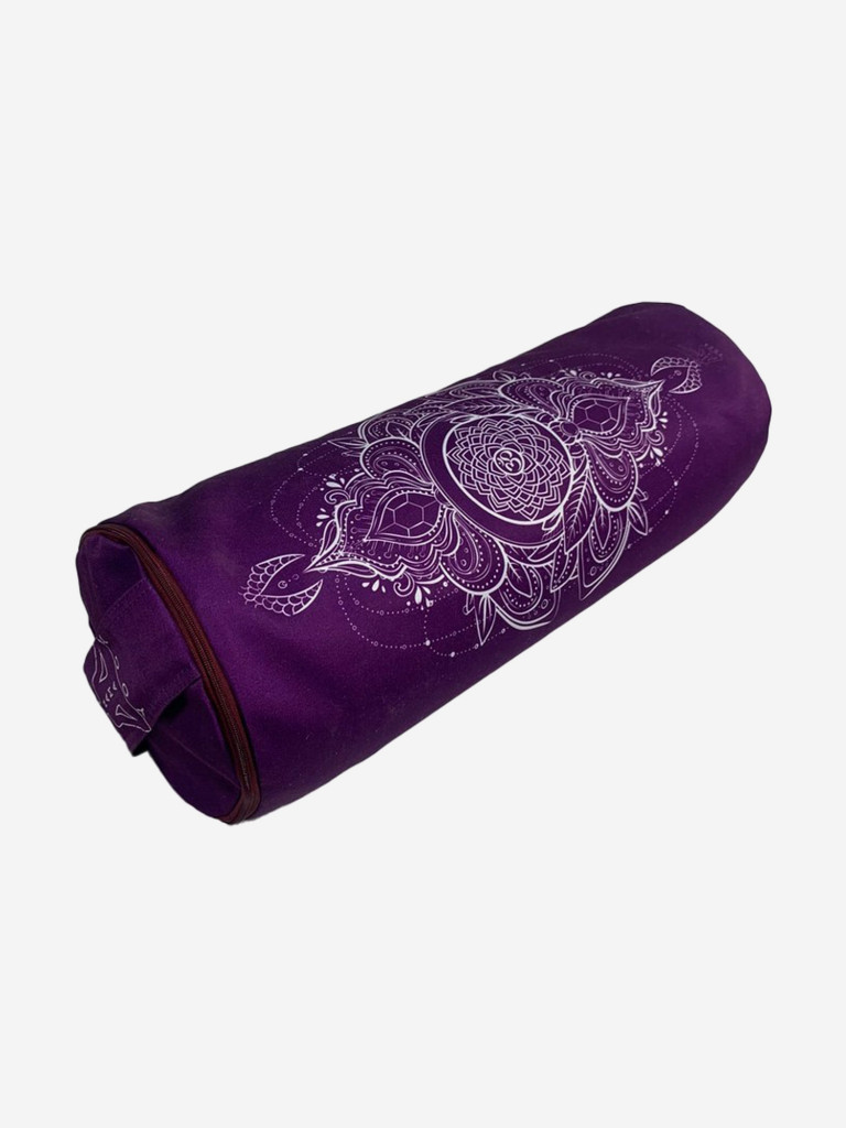 Болстер для йоги из гречихи Чакра Сахасрара фиолетовая BODHI