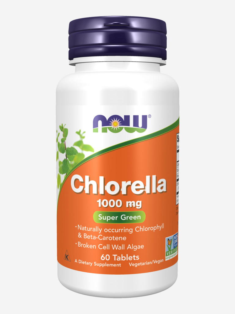 NOW Хлорелла 1040 мг 60 таб