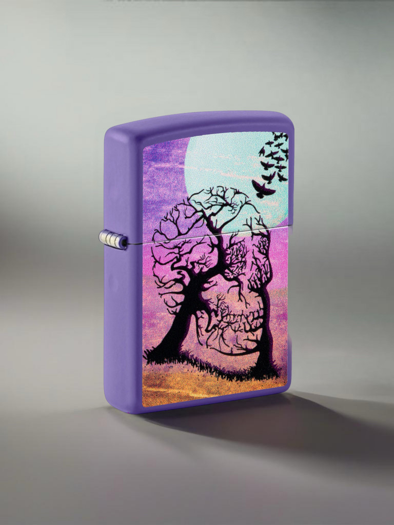Зажигалка бензиновая ZIPPO 48638 Skull Tree