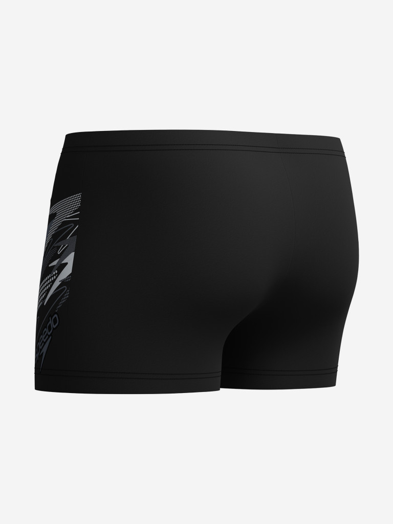 Плавки-шорты мужские Speedo Medley Logo Aquashort Blk/Red