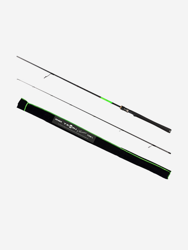 Спиннинг штекерный углеволоконный 2 колена Akara Teuri Classic L802 TX-30 (3,5-12) 2,44 м