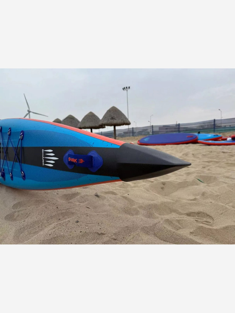 Сапборд надувной двухслойный Shark Speed+ 12.6x28x5, 381x71x12 см