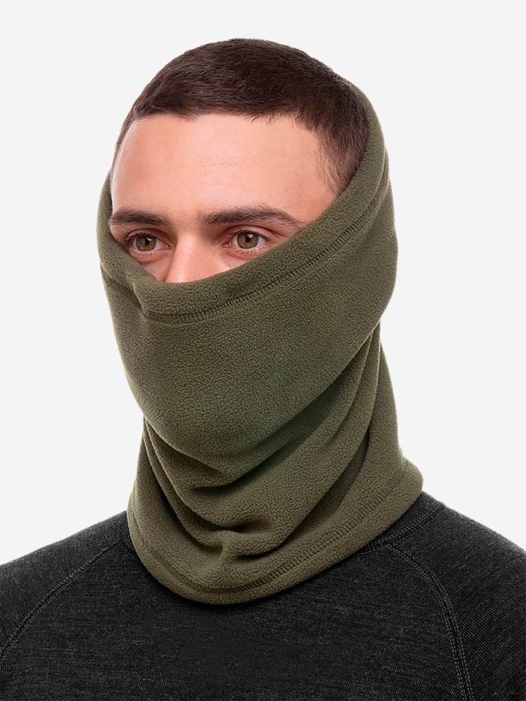 Комплект флисовый NISUS AVIOR (шапка с ушками+бафф) для рыбалки и охоты