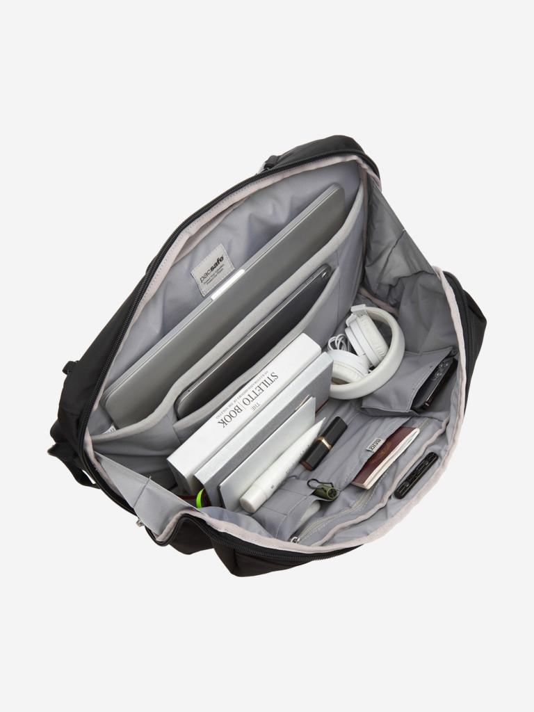 Рюкзак антивор Pacsafe V Commuter, Black, 18 л.
