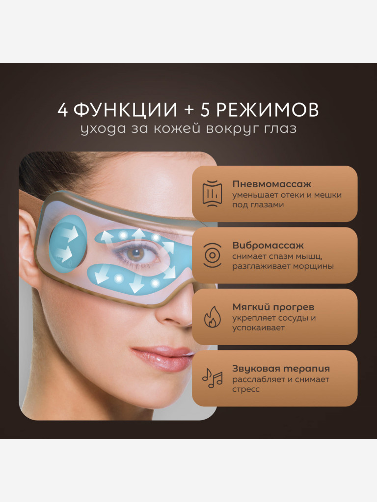 Массажер для глаз Gezatone ISee400 Deluxe