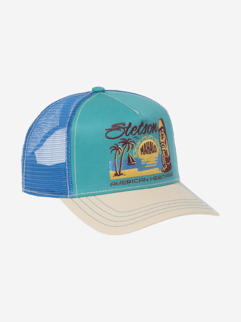 Бейсболка с сеточкой STETSON 7741165 TRUCKER CAP MAHALO