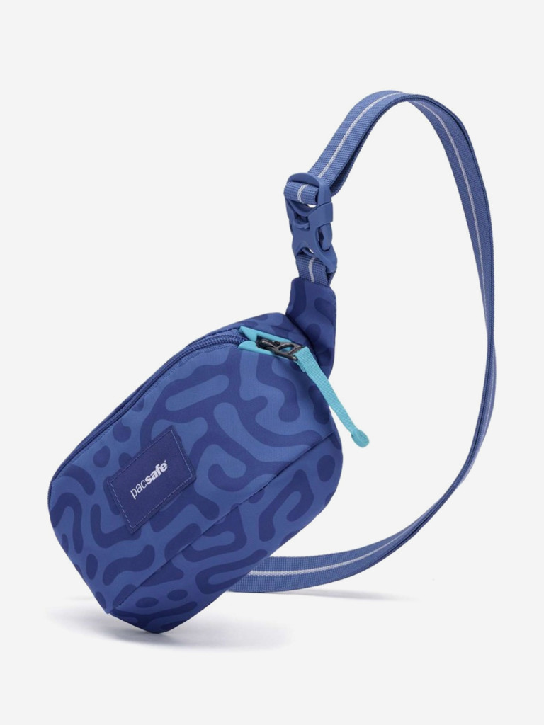 Сумка слинг антивор Pacsafe GO Micro Sling, Cerulean Blue, 1 л.
