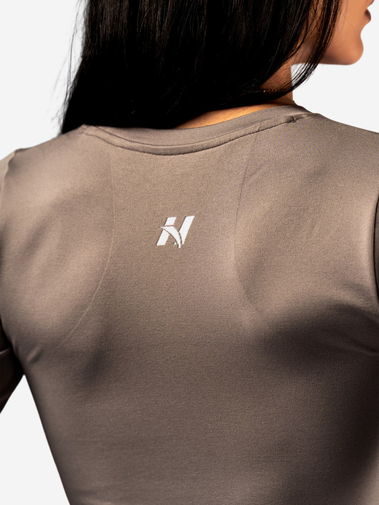 Лонгслив женский NEBBIA Seamless Long-Sleeve Top POWER 892 Light brown