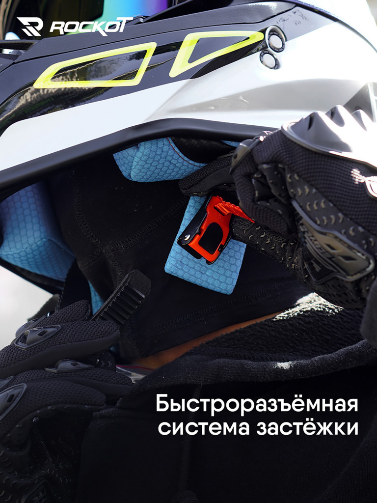Шлем кроссовый ROCKOT RM-217
