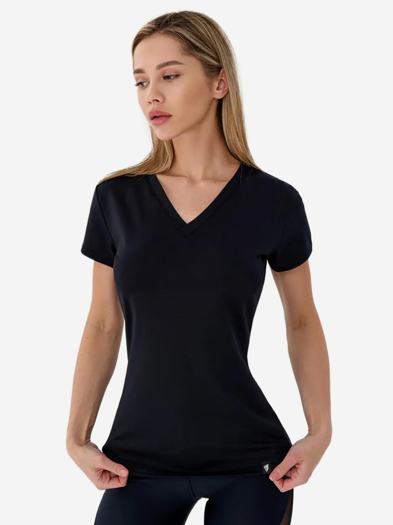 Футболка женская Bona Fide V-Shirt "Black"