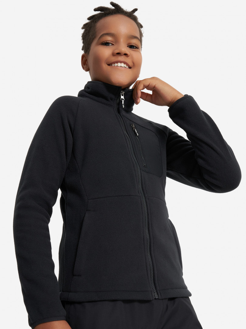 

Джемпер флисовый для мальчиков Columbia Fast Trek IV Fleece Full Zip, Черный